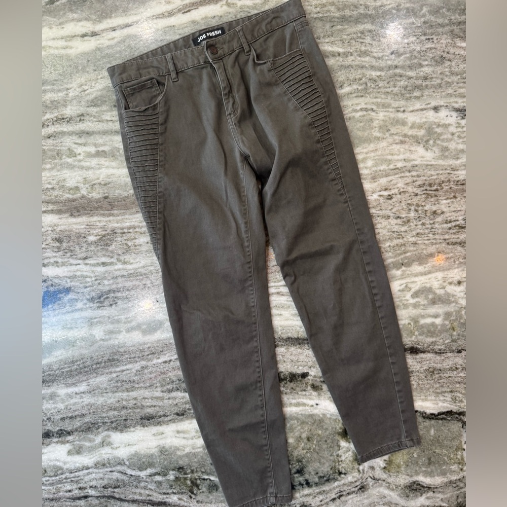 Joe fresh green skinny jeans size 29